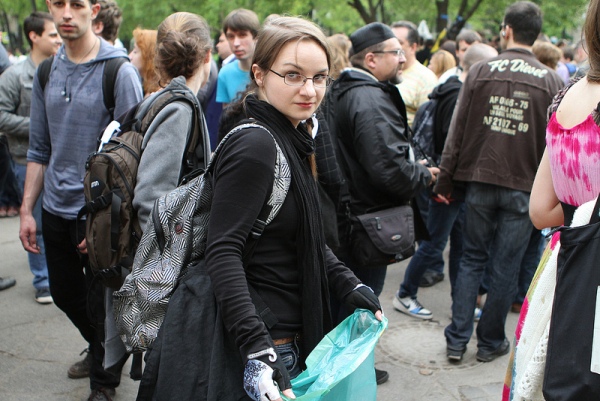 Контрольная прогулка растянулась на весь центр Москвы