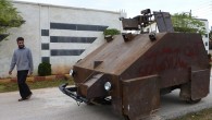 Сирийские повстанцы показали свою разработку танка с управлением от Sony Playstation