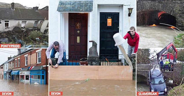 В Великобритании началось сильное наводнение. Рождество под угрозой