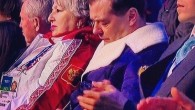 Медведев спит на церемонии открытия Олимпийских игр