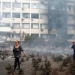 В Мариуполе частично выгорело здание горсовета