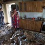 В Славянске в результате артобстрела частично разрушены несколько домов