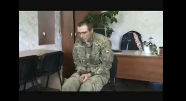 Видео. Допрос пленного из батальона Айдар