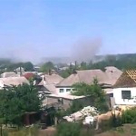 Видео. Под обстрел попала воинская часть Александровска